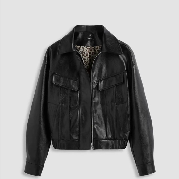 Cider Jackets & Blazers - Black Leather Jacket
